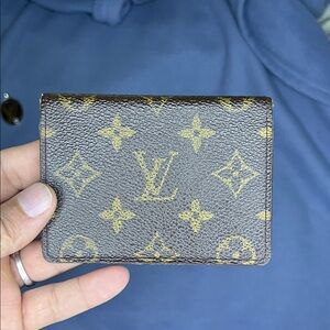 Louis Vuitton Brown & Yellow Monogram Card Holder